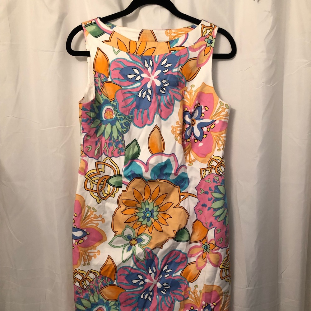 Talbots paisley mid length